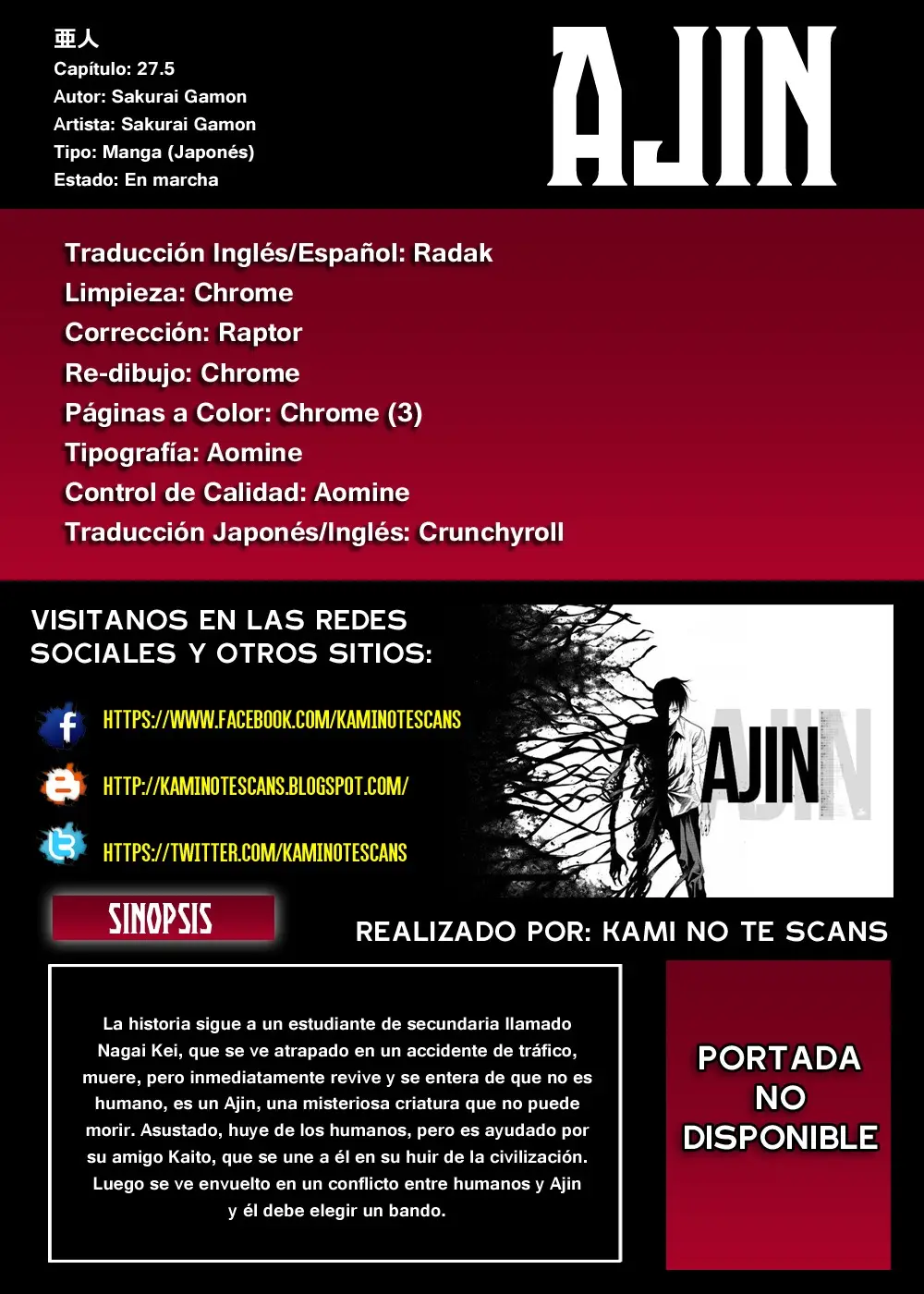 Ajin capítulo 27.05, página 1