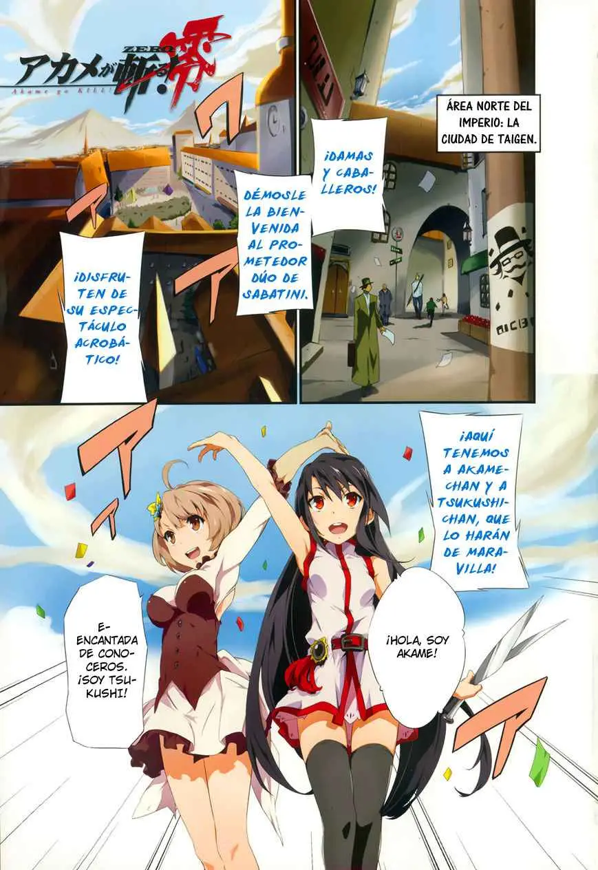 Akame ga KILL! ZERO capítulo 1, página 2
