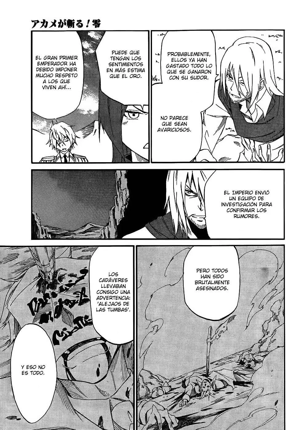 Akame ga KILL! ZERO capítulo 14, página 21