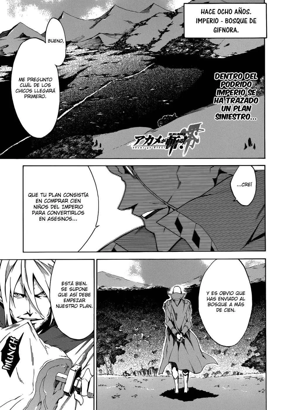 Akame ga KILL! ZERO capítulo 2, página 1