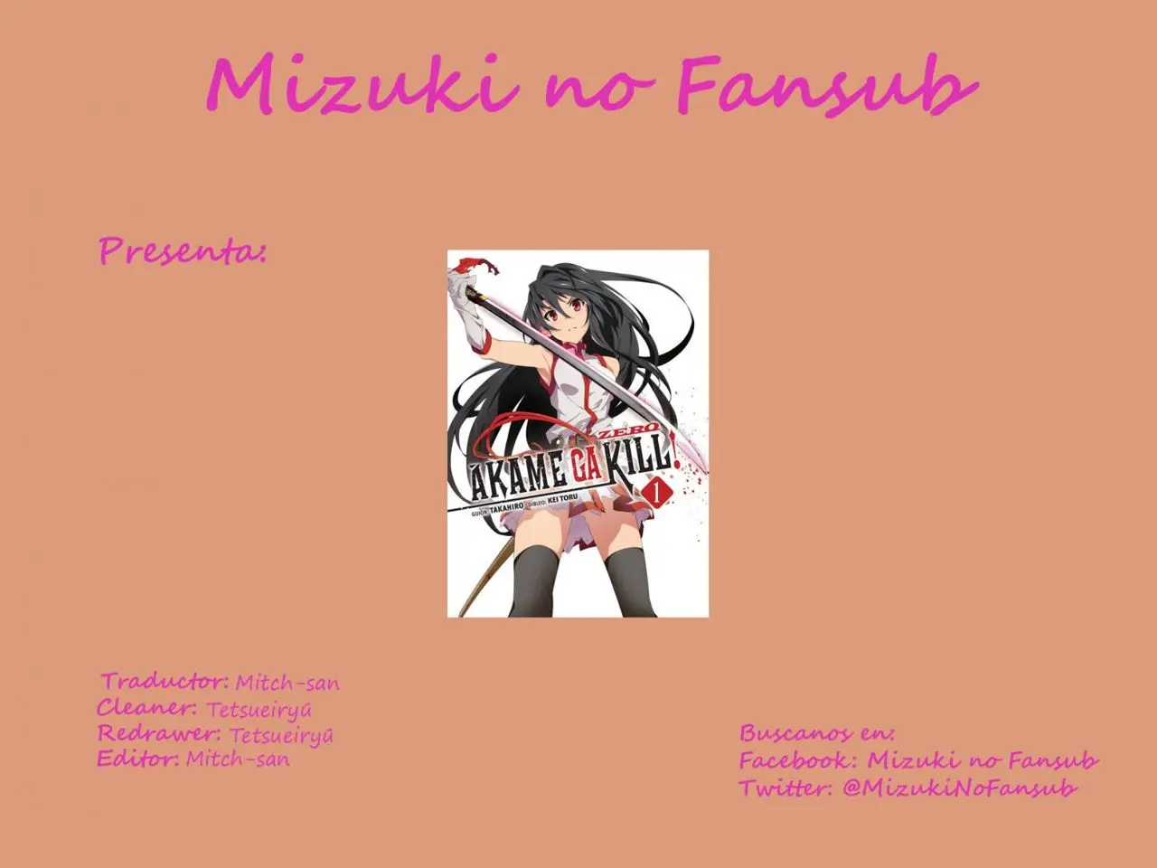 Akame ga KILL! ZERO capítulo 21, página 1