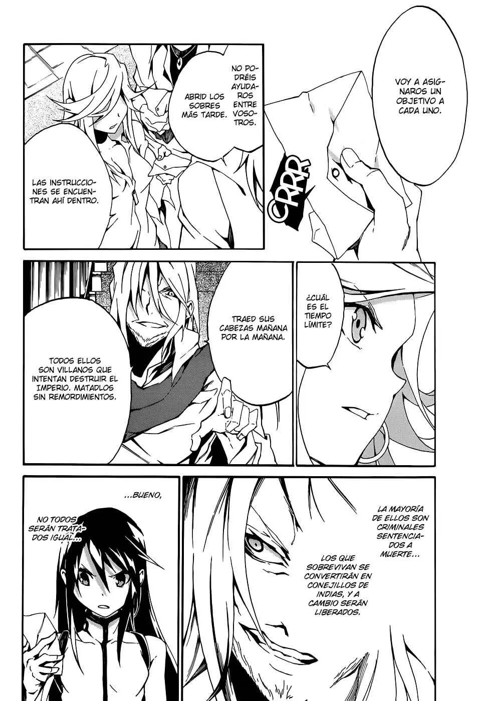 Akame ga KILL! ZERO capítulo 3, página 14