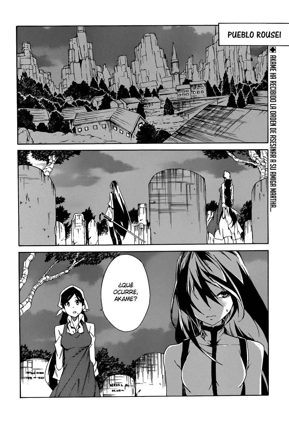 Akame ga KILL! ZERO capítulo 4, página 2