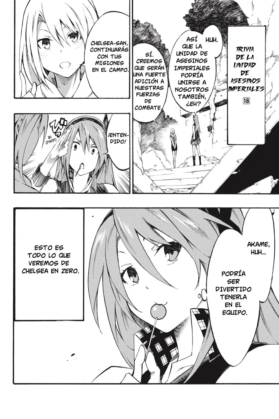 Akame ga KILL! ZERO capítulo 54, página 39
