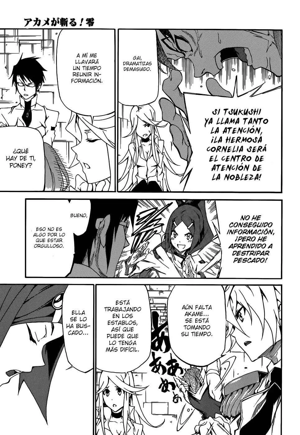 Akame ga KILL! ZERO capítulo 6, página 13