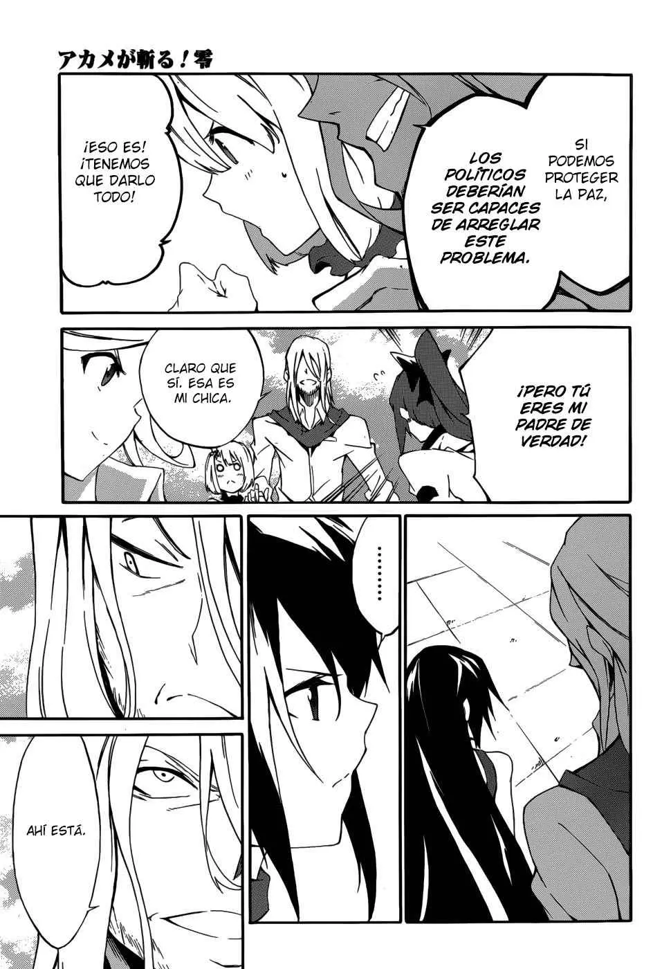 Akame ga KILL! ZERO capítulo 8, página 22