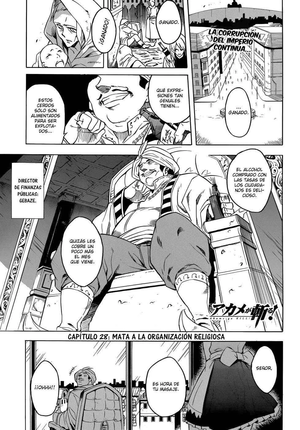 Akame ga Kill! capítulo 28, página 1
