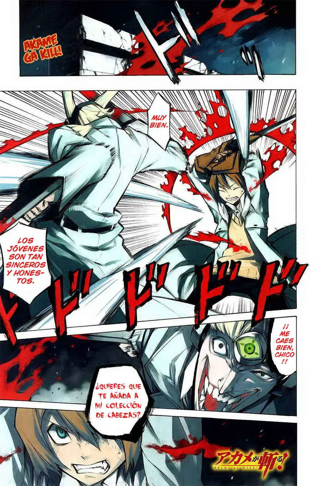 Akame ga Kill! capítulo 6, página 1