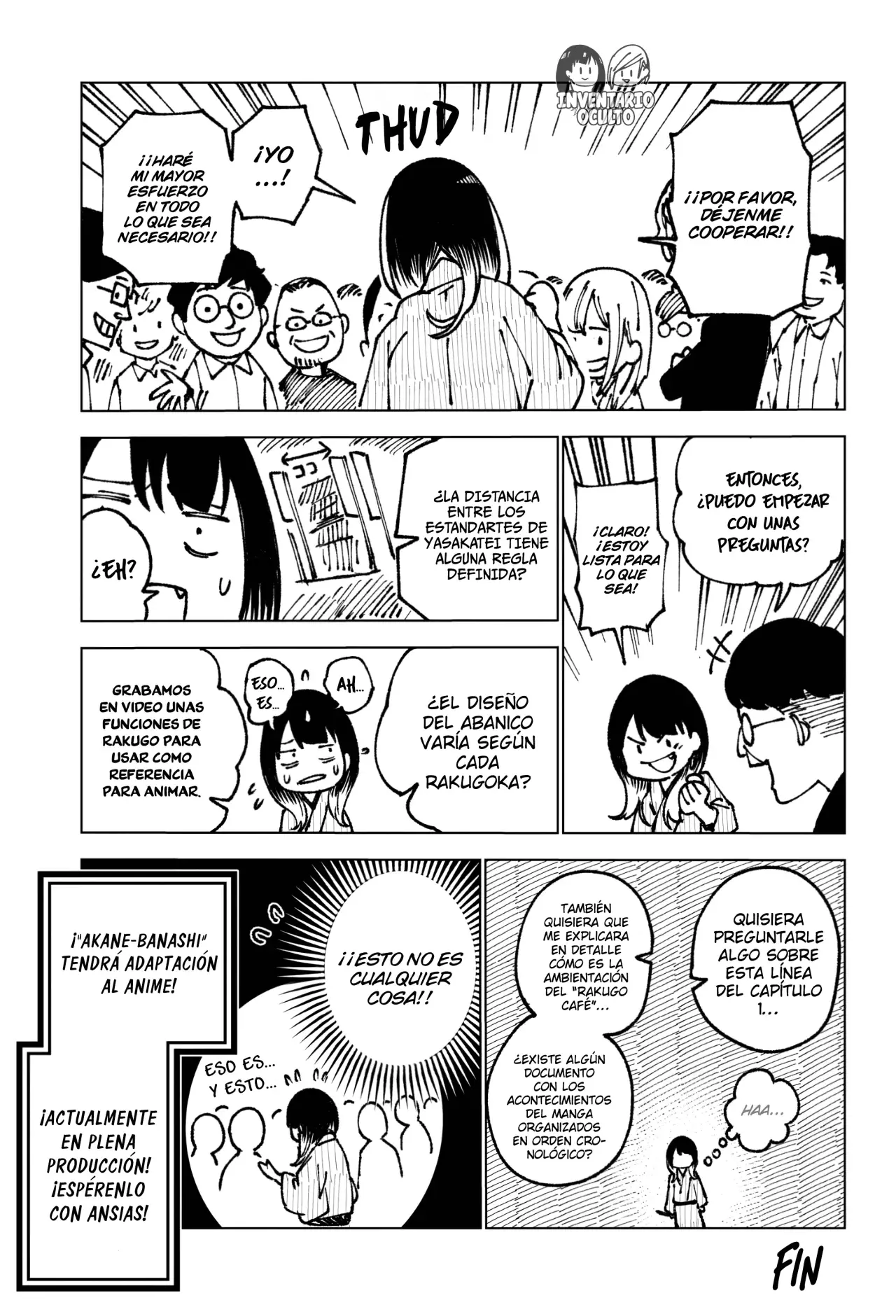 Akane-banashi capítulo 170.5, página 10