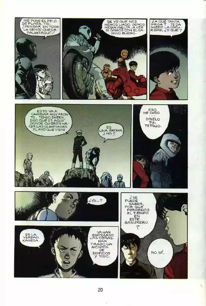 Akira capítulo 1, página 20