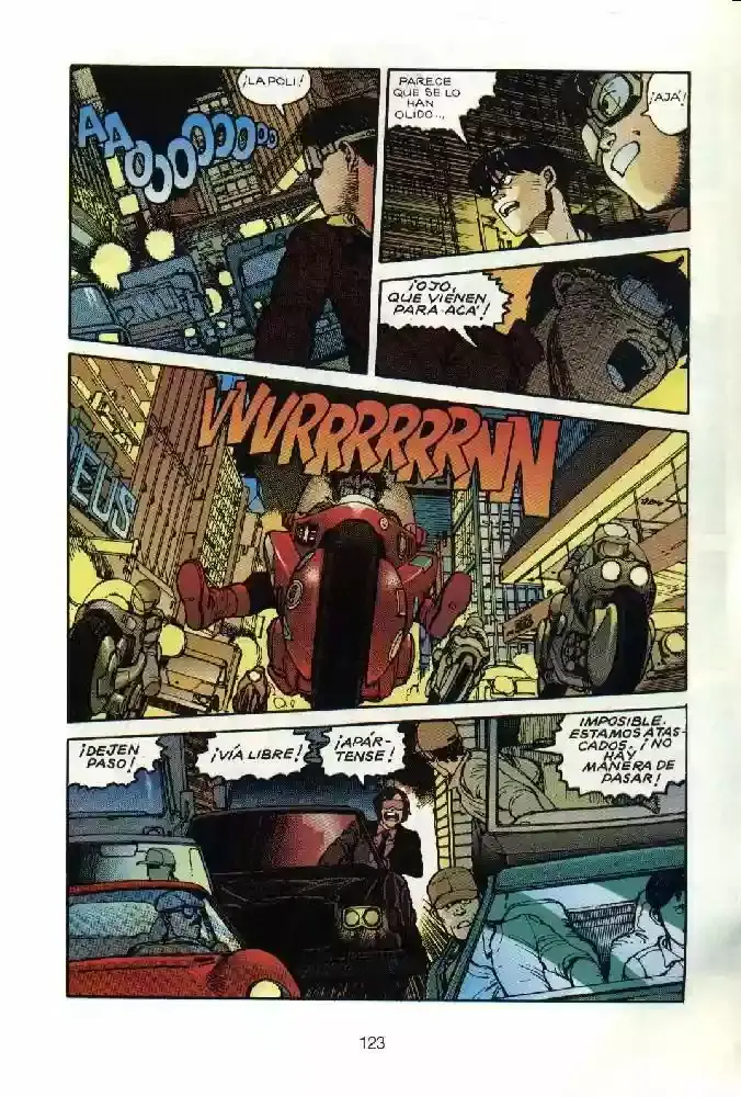 Akira capítulo 1, página 123