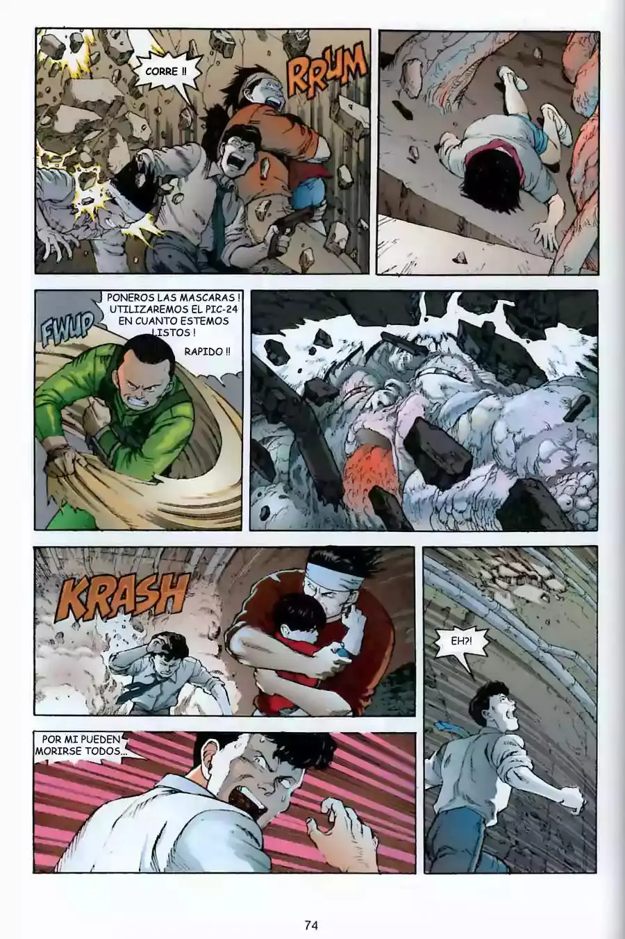 Akira capítulo 11, página 68
