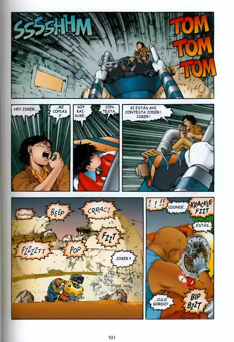 Akira capítulo 11, página 95