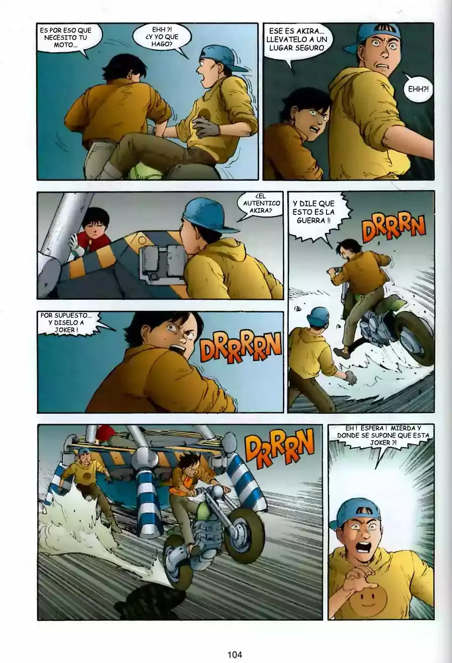 Akira capítulo 11, página 98