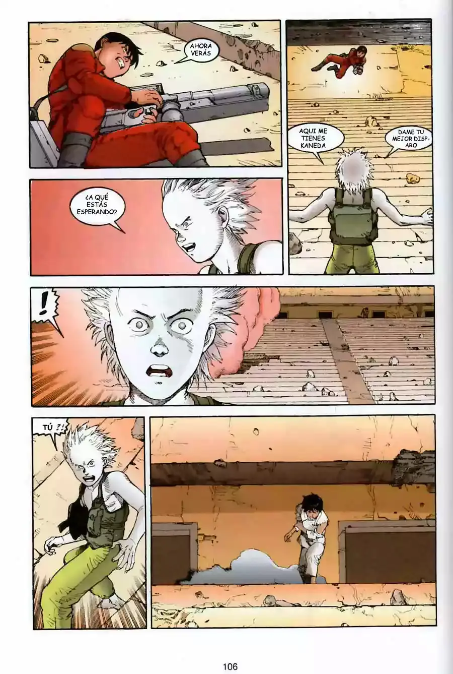 Akira capítulo 11, página 100