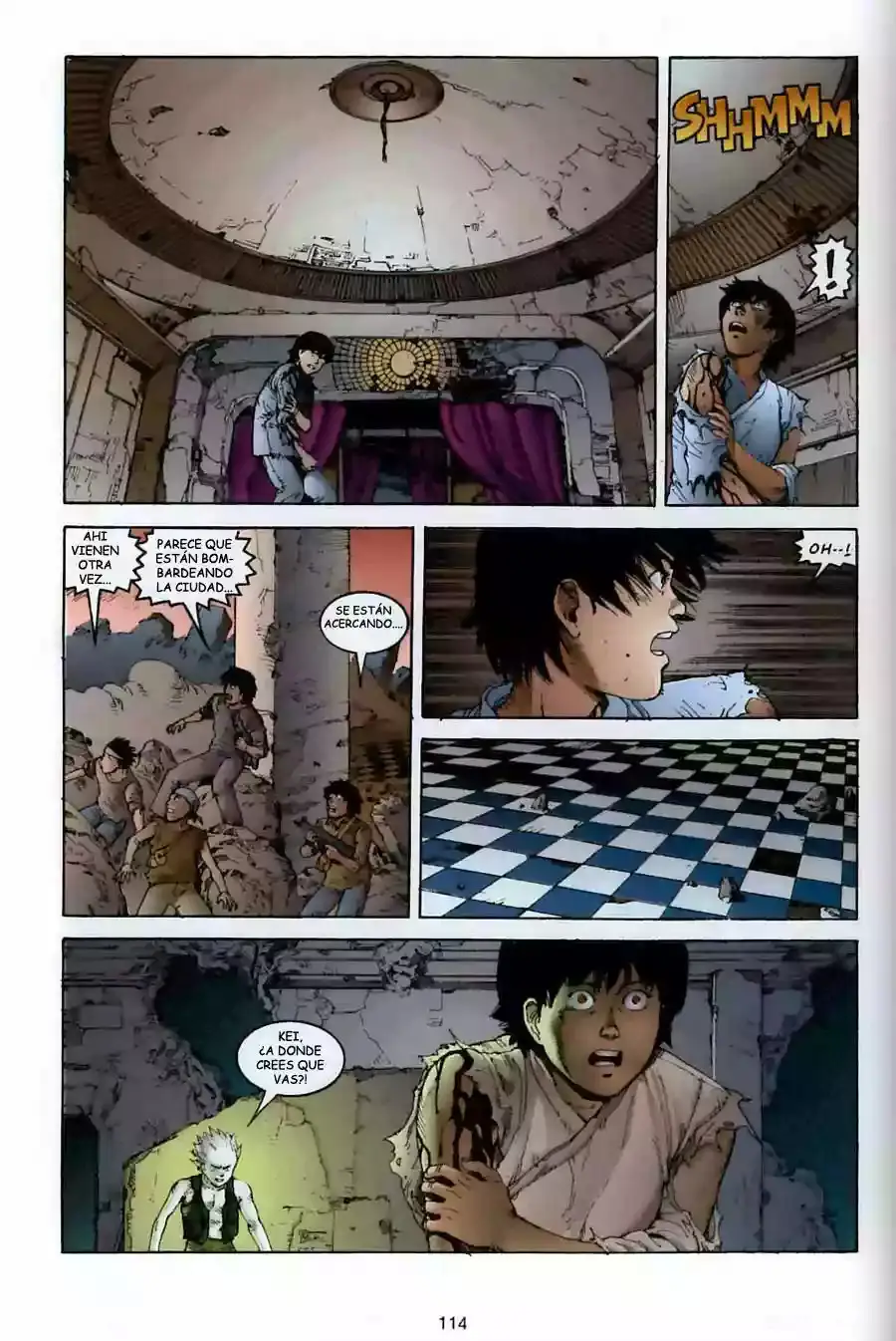Akira capítulo 11, página 108