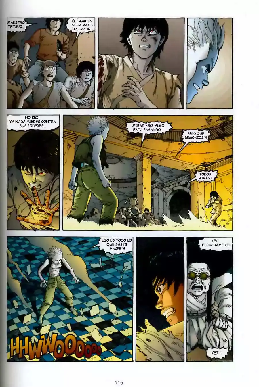 Akira capítulo 11, página 109