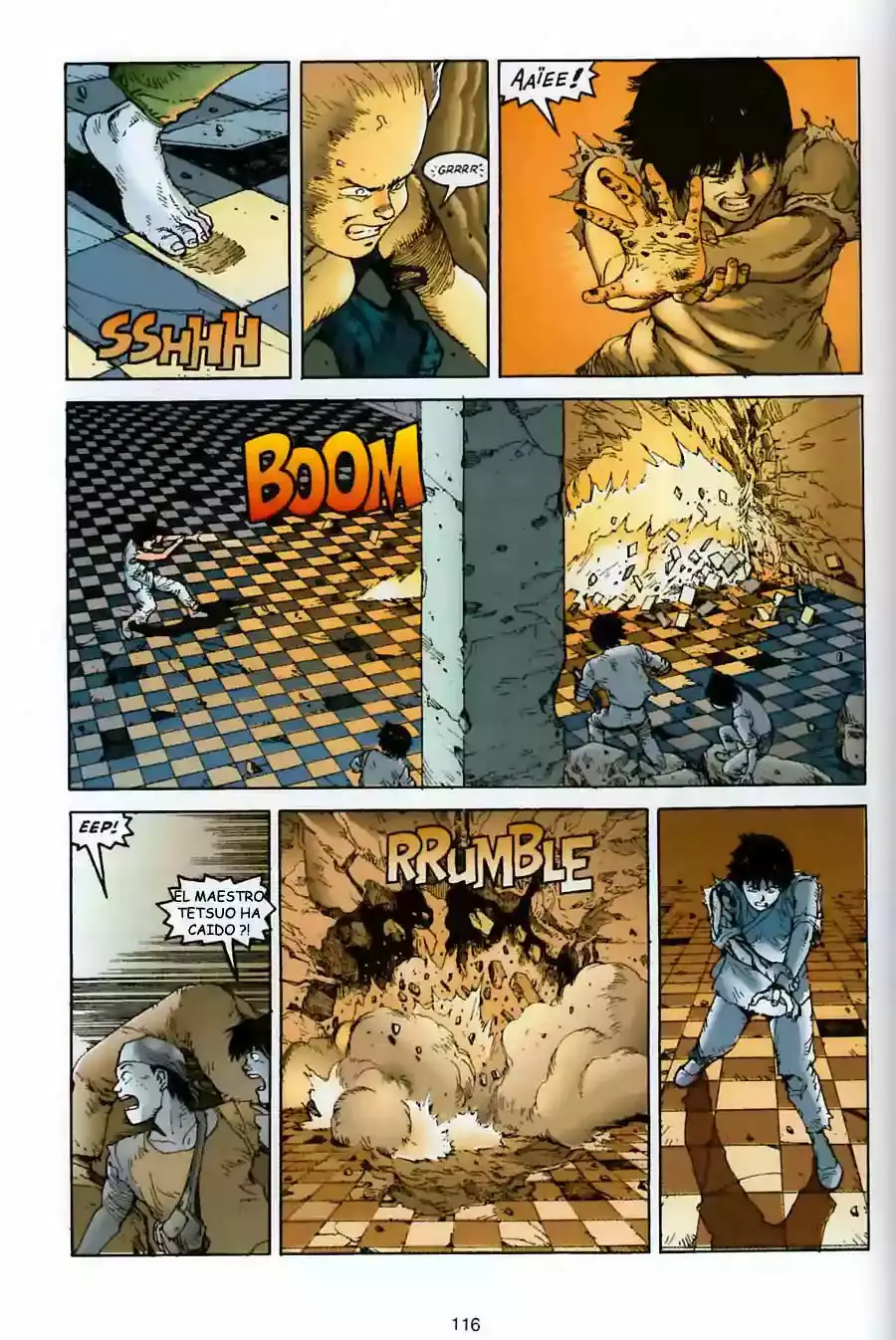 Akira capítulo 11, página 110