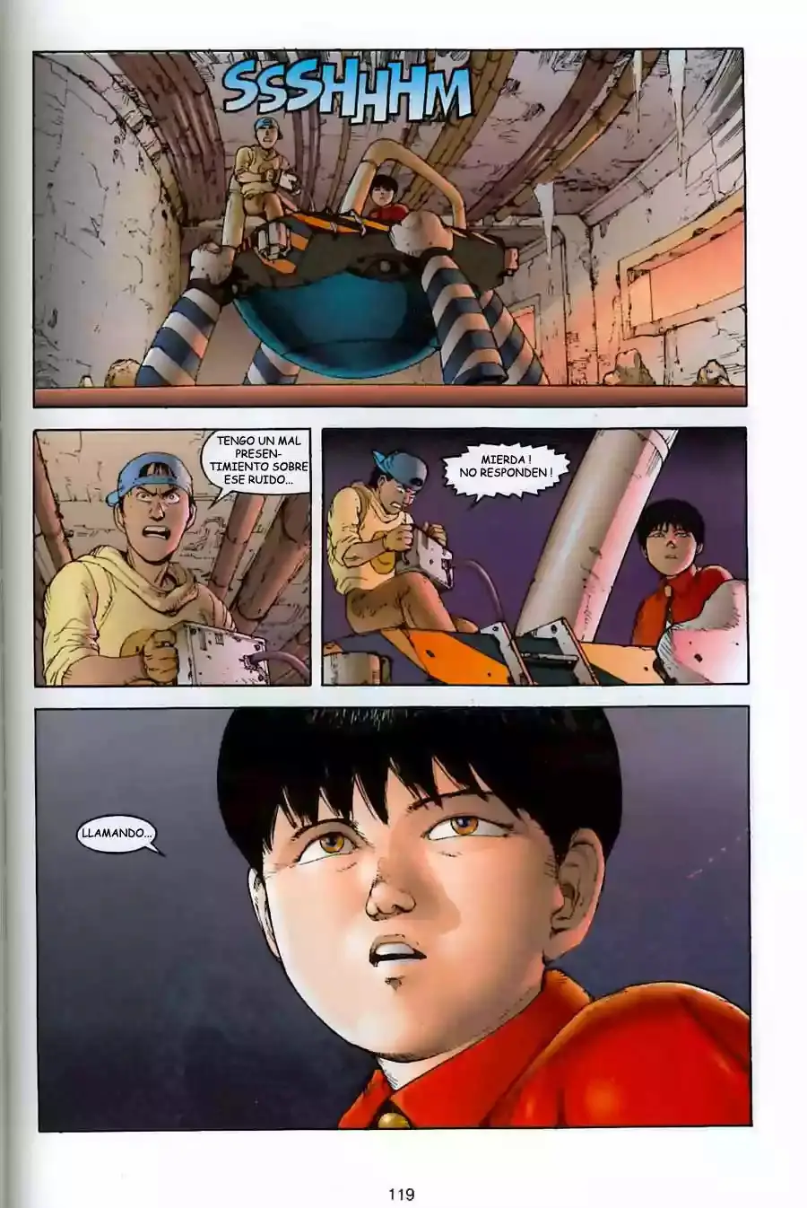 Akira capítulo 11, página 113