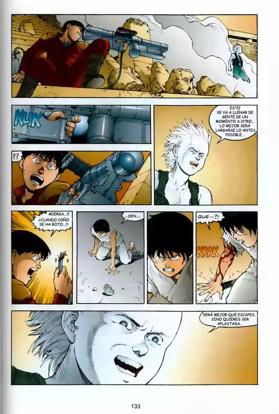 Akira capítulo 11, página 126