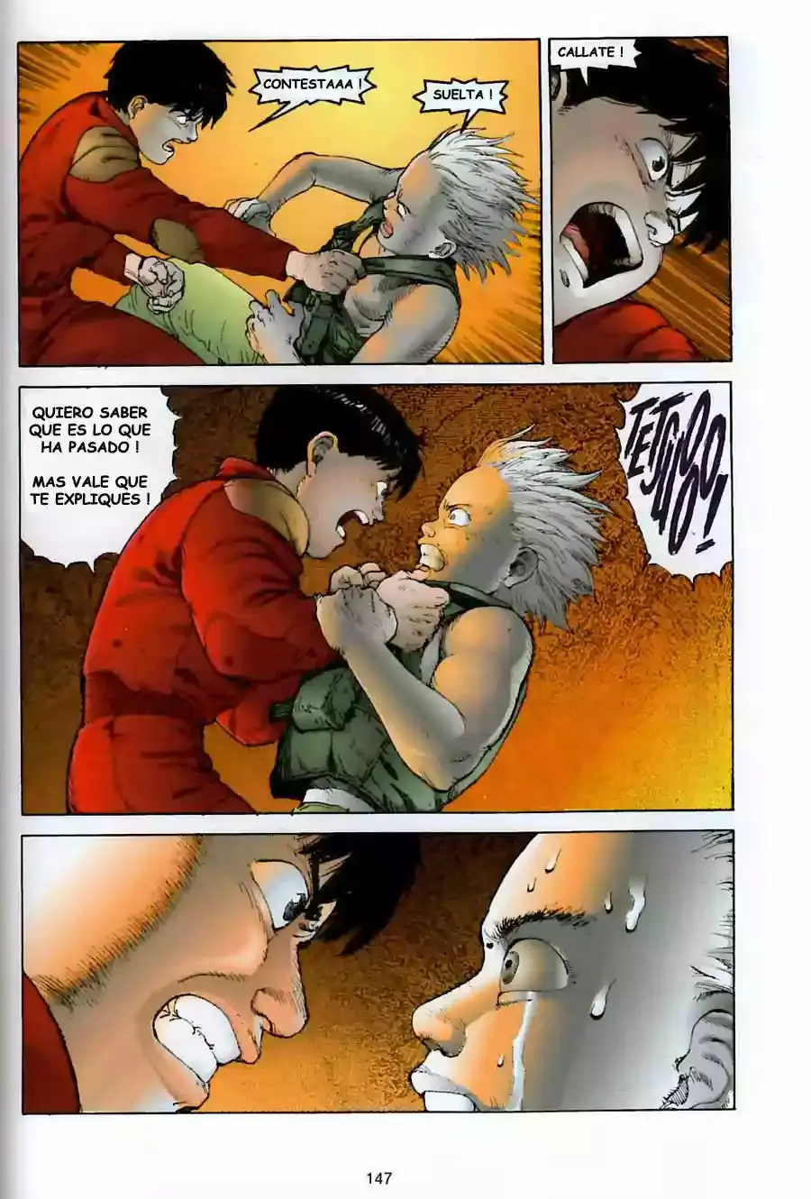 Akira capítulo 11, página 140