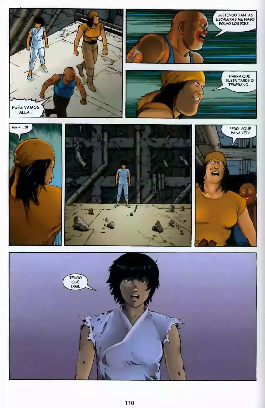 Akira capítulo 12, página 107