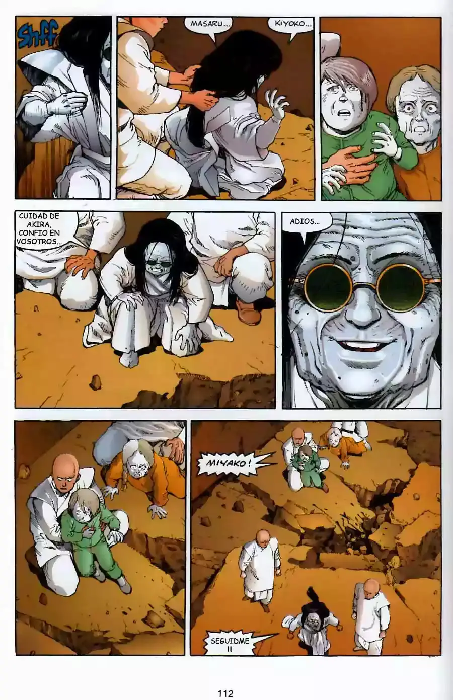 Akira capítulo 12, página 109