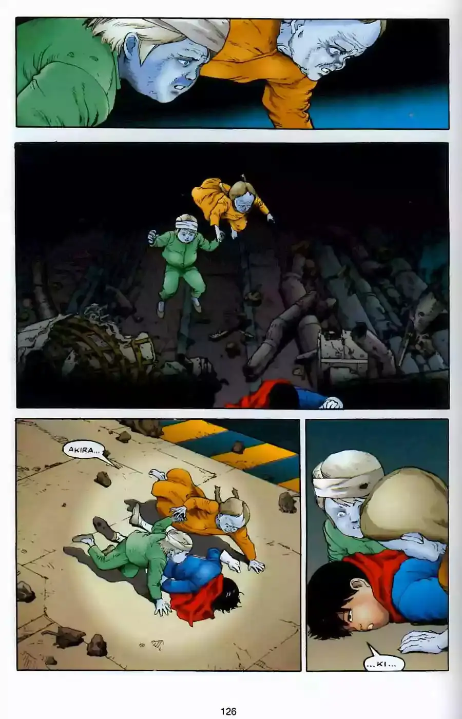 Akira capítulo 12, página 123