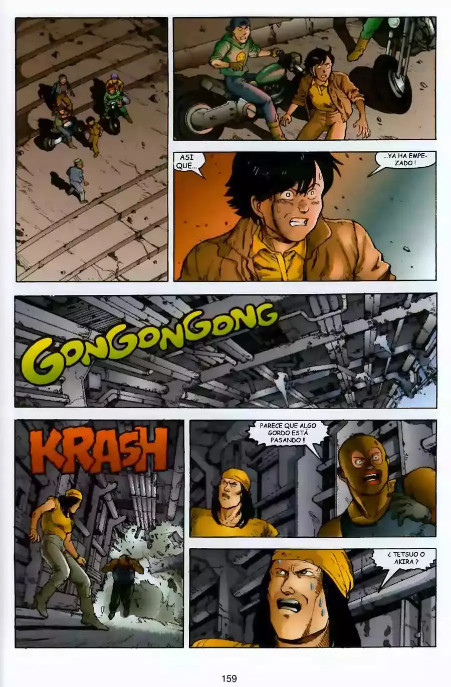 Akira capítulo 12, página 153