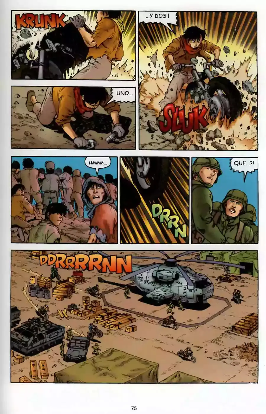Akira capítulo 13, página 61