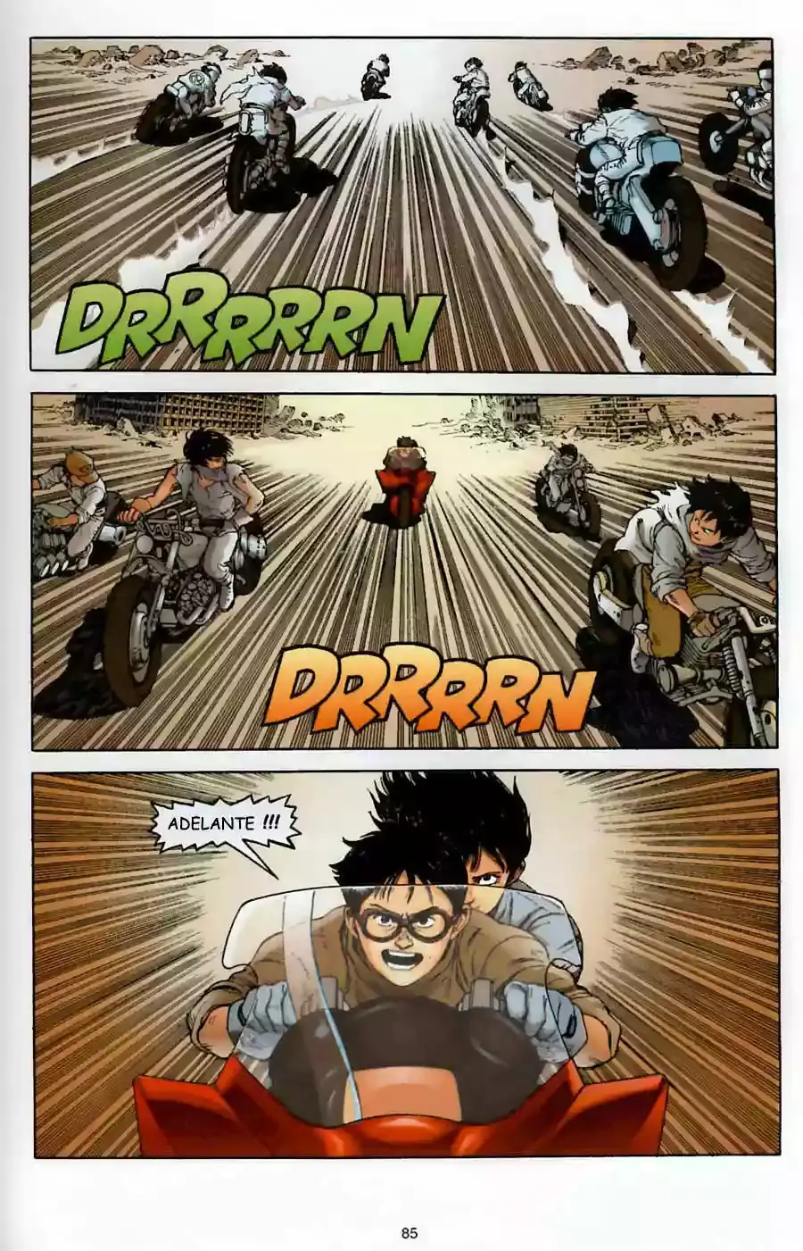 Akira capítulo 13, página 71