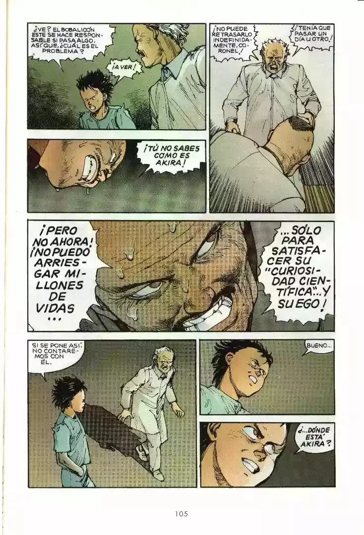 Akira capítulo 3, página 105