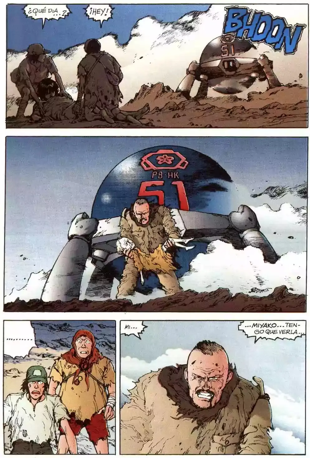 Akira capítulo 8, página 128