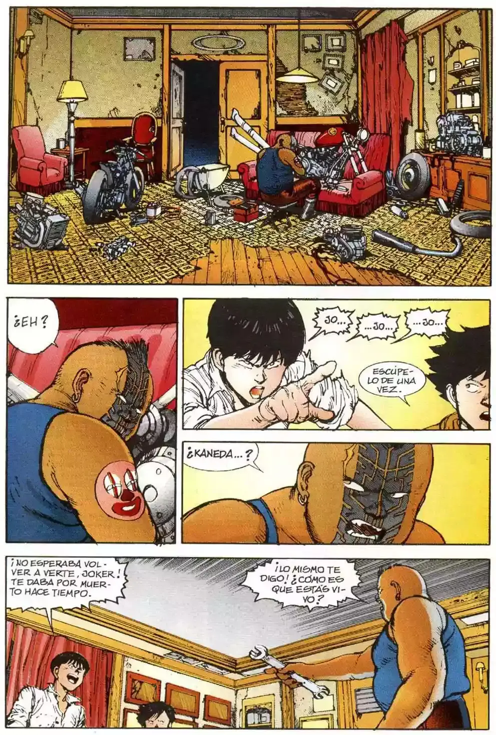 Akira capítulo 8, página 154