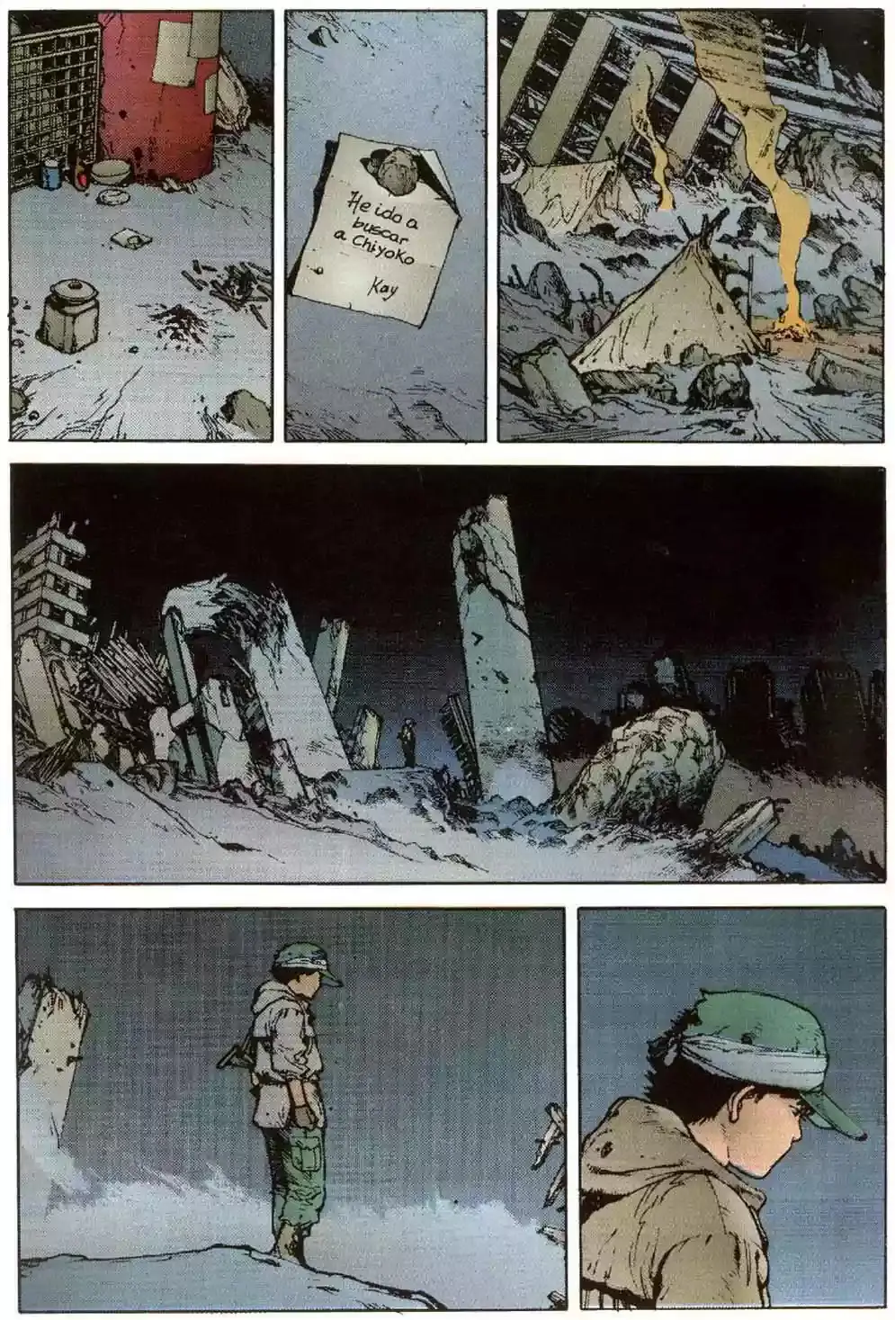 Akira capítulo 8, página 157