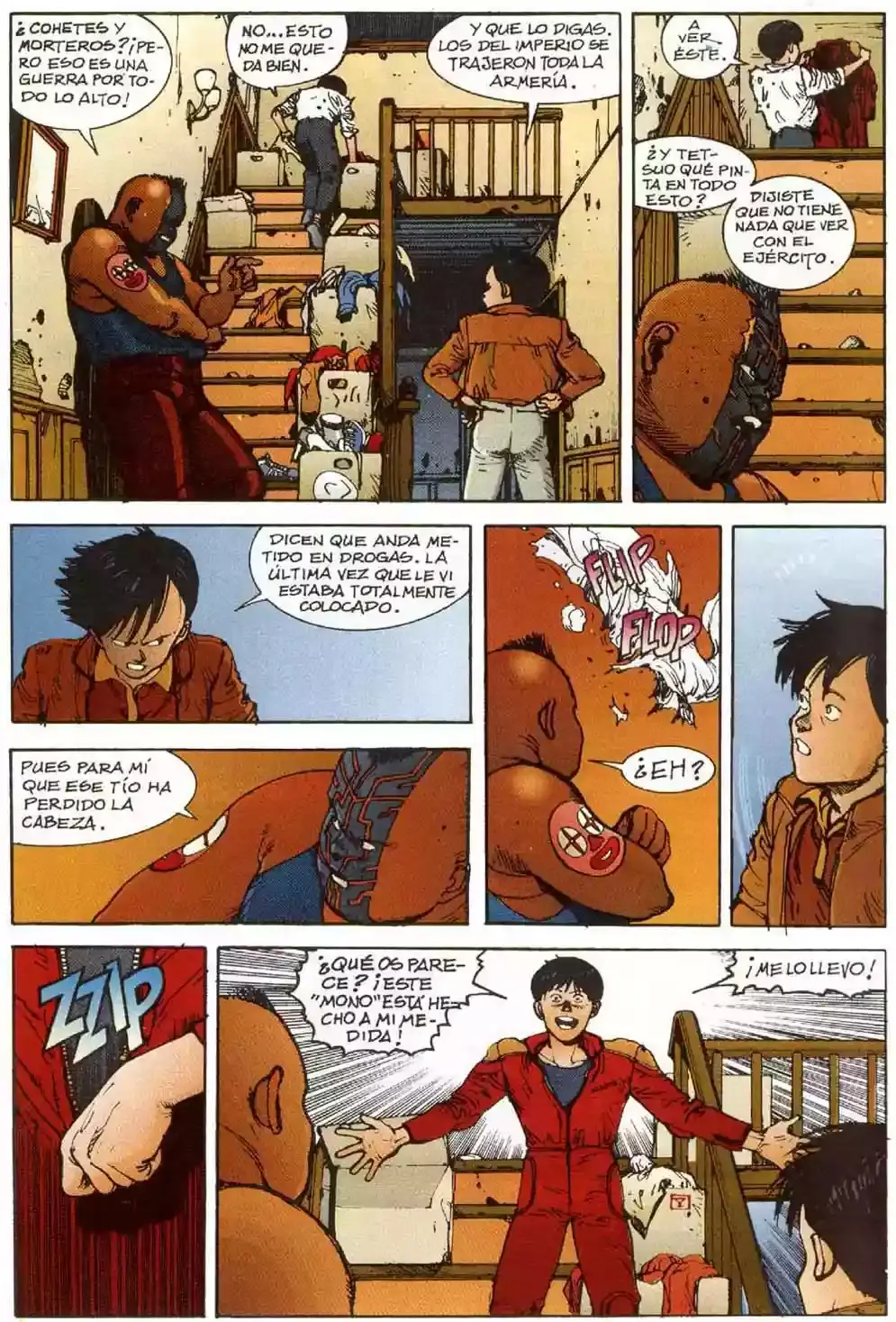Akira capítulo 8, página 159