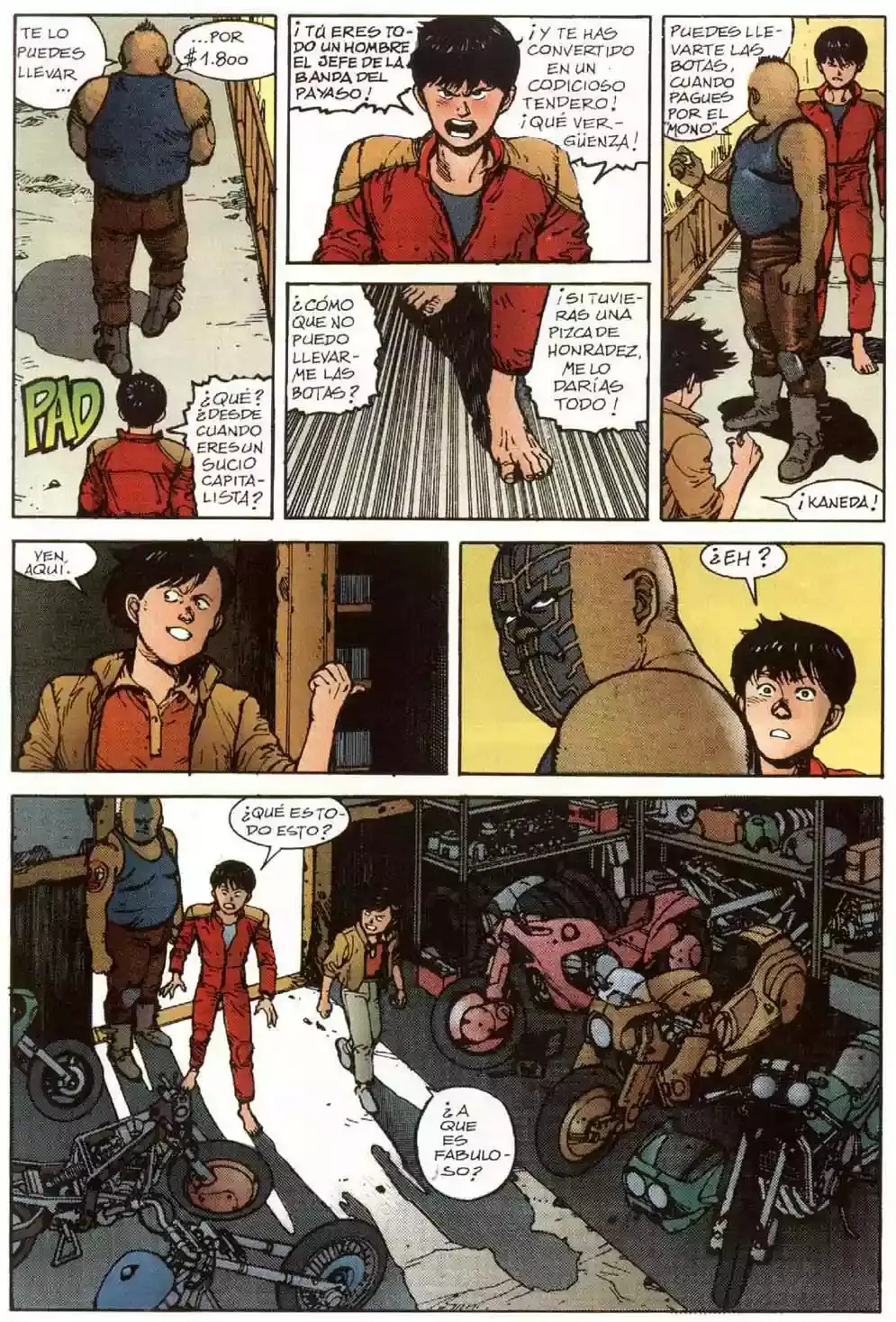 Akira capítulo 8, página 160