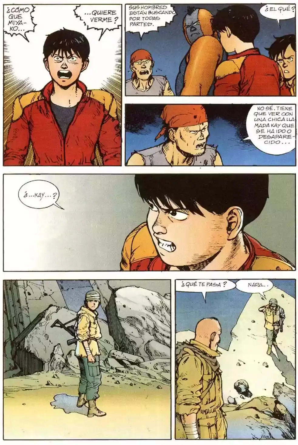 Akira capítulo 8, página 164