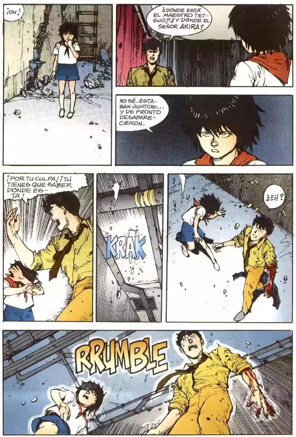 Akira capítulo 8, página 167