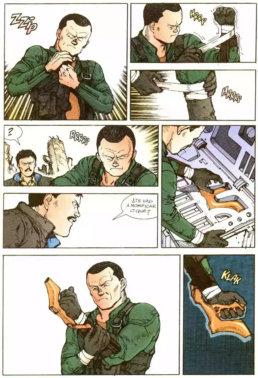 Akira capítulo 9, página 123