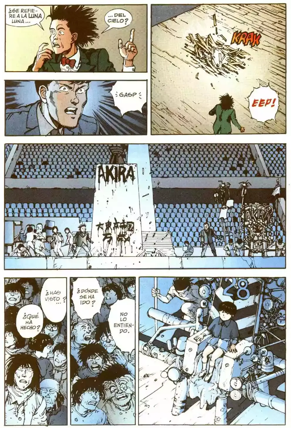 Akira capítulo 9, página 160