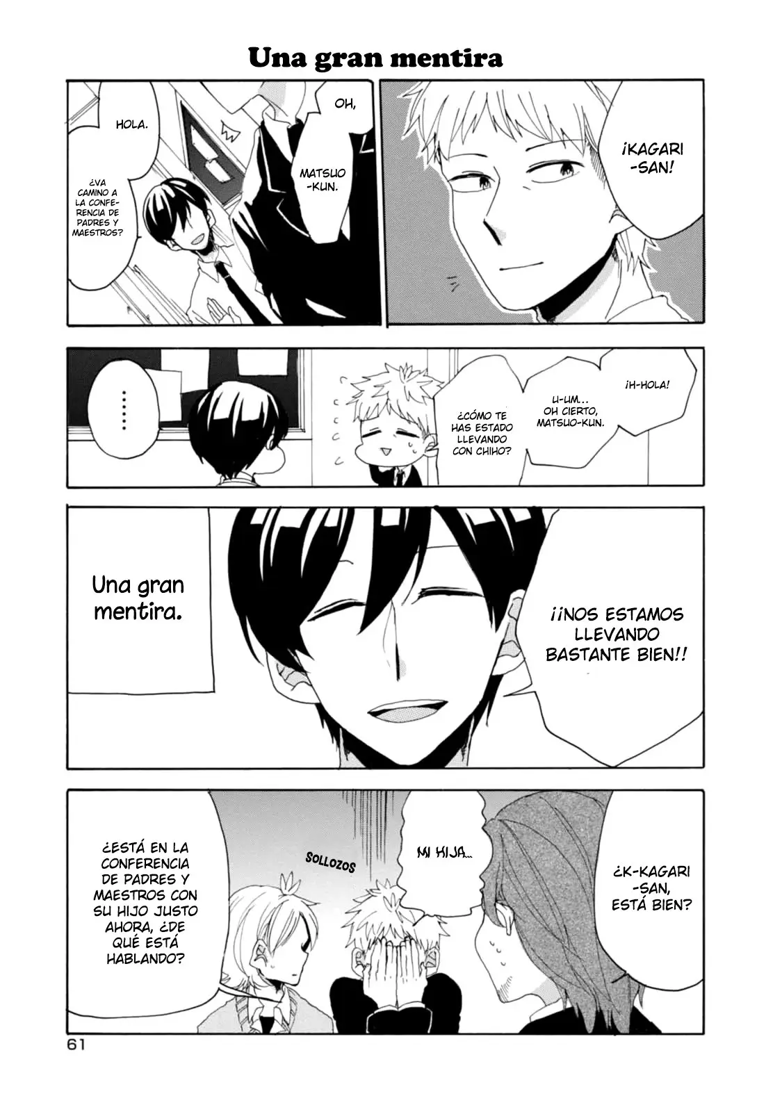 Akkun to Kanojo capítulo 13, página 10