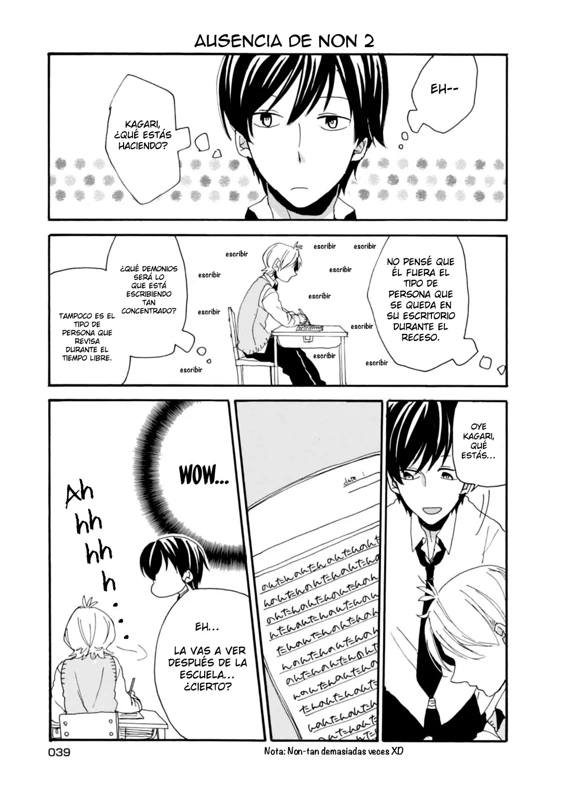 Akkun to Kanojo capítulo 3, página 10