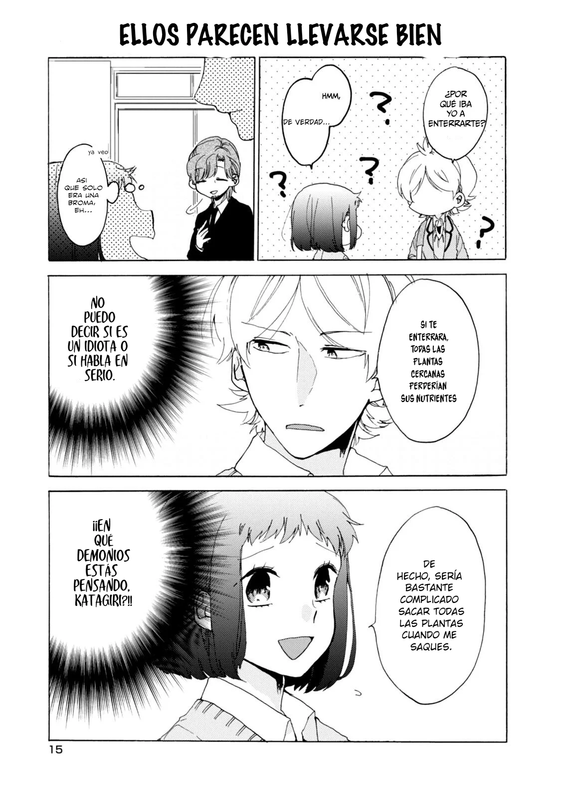 Akkun to Kanojo capítulo 31, página 14