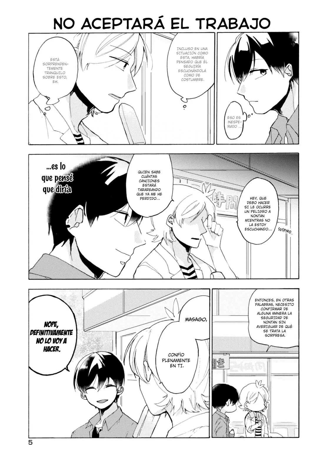 Akkun to Kanojo capítulo 38, página 5