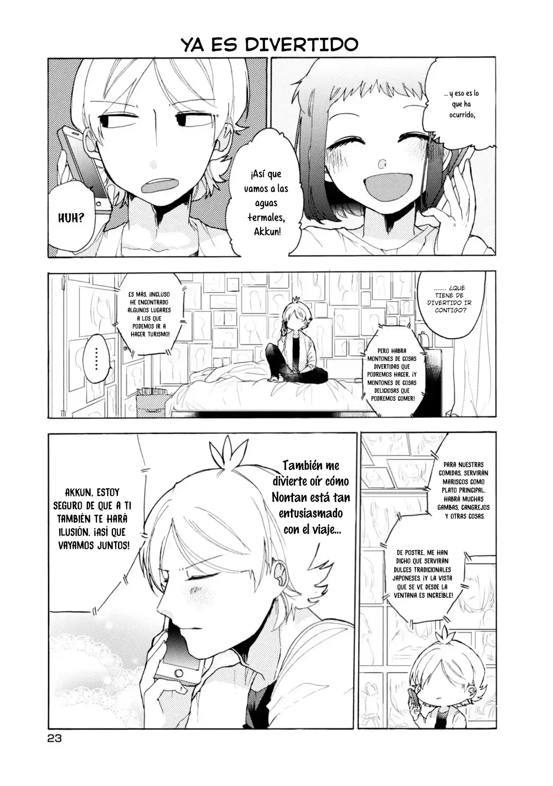 Akkun to Kanojo capítulo 39, página 4