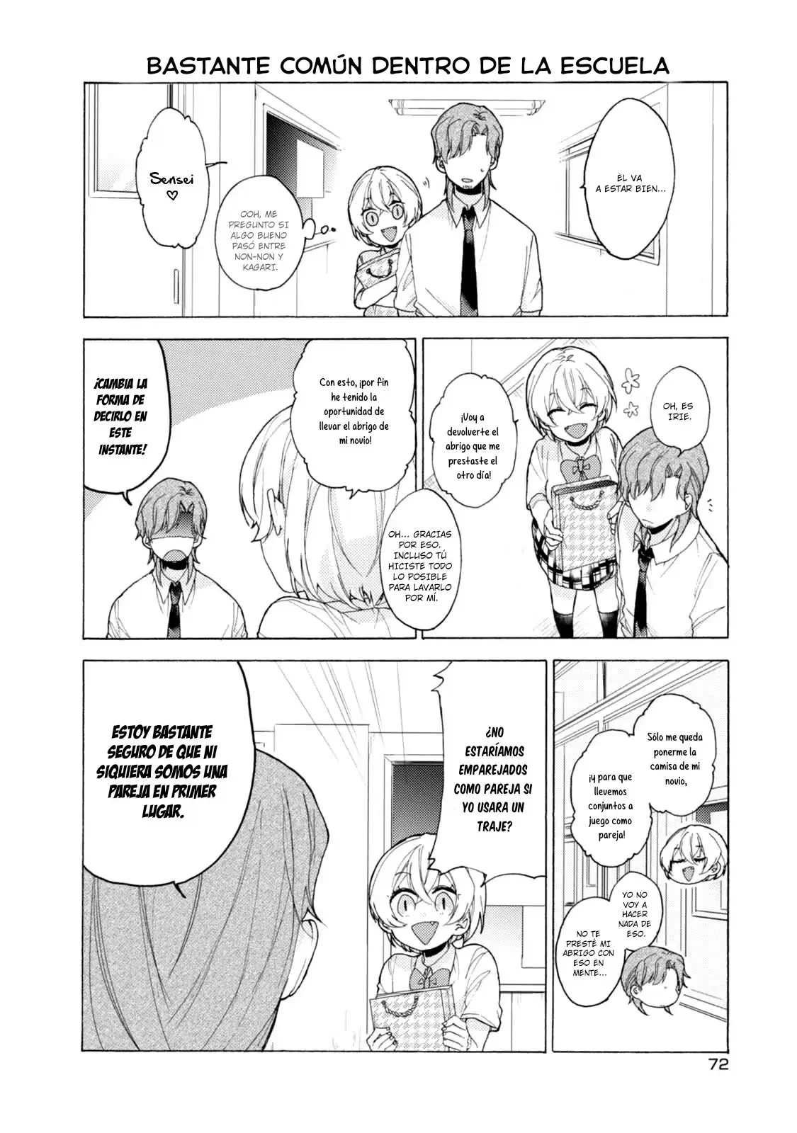 Akkun to Kanojo capítulo 48, página 17