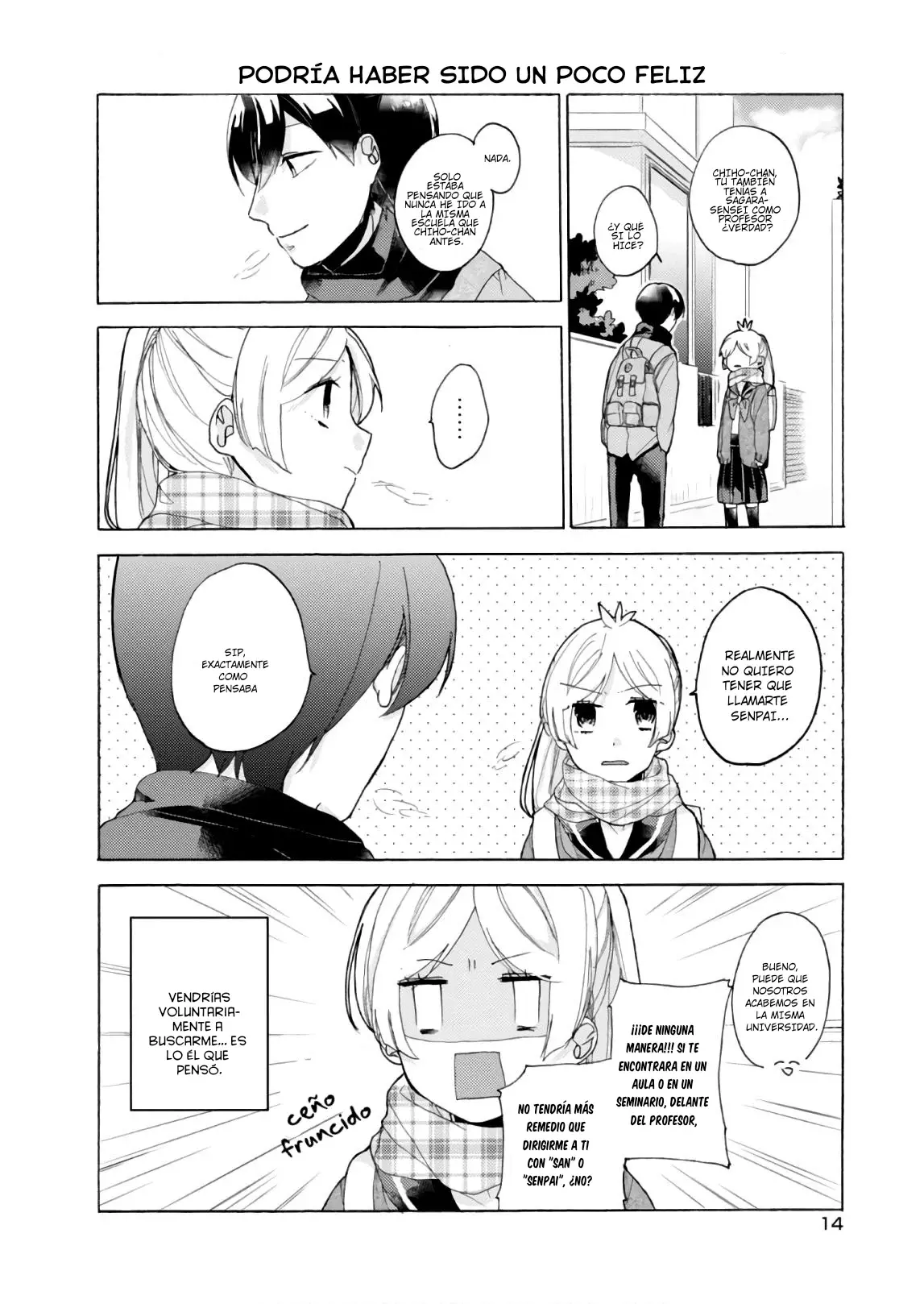 Akkun to Kanojo capítulo 52, página 14
