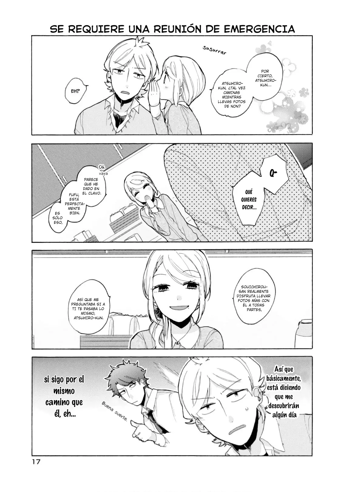 Akkun to Kanojo capítulo 52, página 17