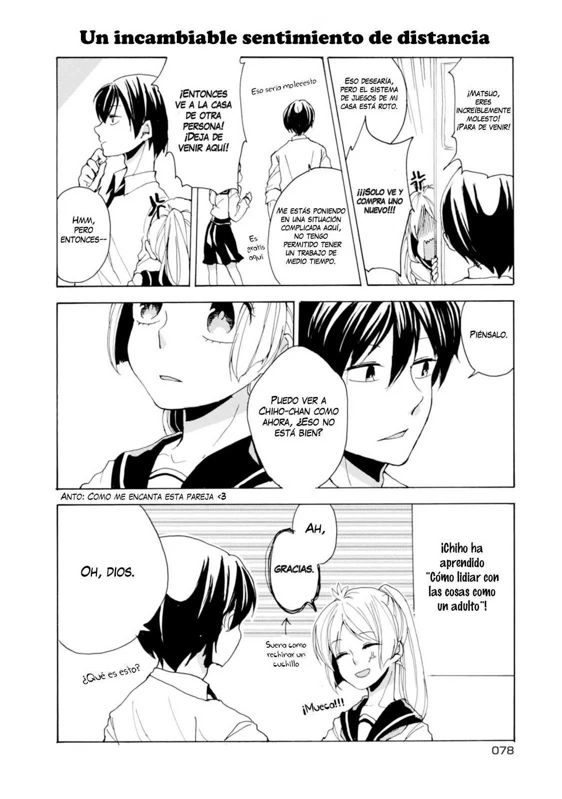 Akkun to Kanojo capítulo 6, página 7